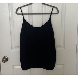 H & M womens black tank top